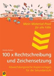 100 x Rechtschreibung und Zeichensetzung Rathjen, Daniela 9783834649294