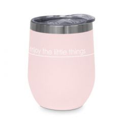Thermobecher "enjoy the little things" rose