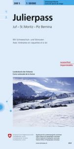 268S Julierpass Schneesportkarte Bundesamt für Landestopografie swisstopo 9783302202686