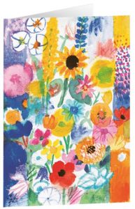 Kunstkarten 'Bunte Wiesenblumen'