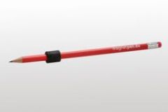 Bleistifthalter magnetisch mit Stift und Radierer - rot