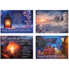 Weihnachts-Postkartenserie 12 Stück