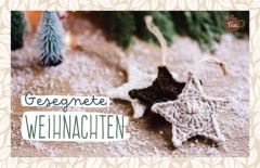 Teekarte - Gesegnete Weihnachten