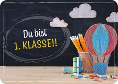 Postkarte - Du bist 1. Klasse!!