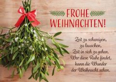 Faltkarte - Frohe Weihnachten!