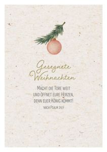 Faltkarte - Gesegnete Weihnachten