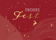 Faltkarte - Frohes Fest