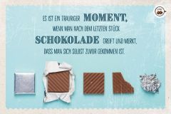 Schokokarte - Es ist ein trauriger Moment...