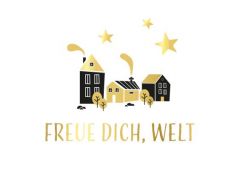 Faltkarte - Freue dich Welt