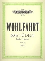 60 Etüden für Violine solo op. 45 Wohlfahrt, Franz 9790014074067