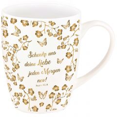 Tasse 'Schenke uns deine Liebe' (Gold-Edition)