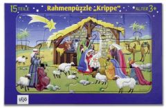 Rahmenpuzzle "Krippe"