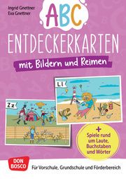 Abc-Entdeckerkarten mit Bildern und Reimen Gnettner, Ingrid 4260694921715