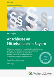 Abschlüsse an Mittelschulen in Bayern Bär, Florian/Pangerl, Maximilian 9783556099698