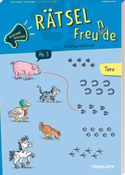 Achtung, Achtung Rätselfreu(n)de! Kindergarten - Tiere Stefan Lohr/Nadja Schwendemann 9783788646752