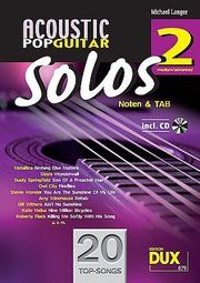 Acoustic Pop Guitar Solos 2 Langer, Michael 9783868491883