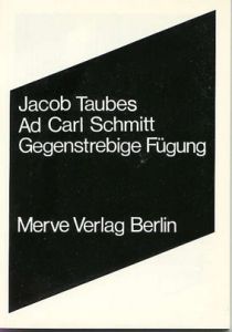 Ad Carl Schmitt Taubes, Jacob 9783883960548