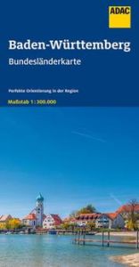 ADAC Bundesländerkarte Deutschland 11 Baden-Württemberg 1:300.000  9783826423284