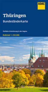 ADAC Bundesländerkarte Deutschland 08 Thüringen 1:250.000  9783826423321