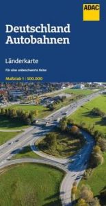 ADAC Länderkarte Deutschland Autobahnen 1:500.000  9783826423758