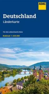 ADAC Länderkarte Deutschland 1:650.000  9783826426087