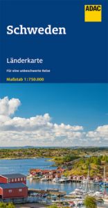 ADAC Länderkarte Schweden 1:750.000  9783826426049