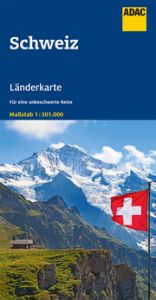 ADAC Länderkarte Schweiz 1:301.000  9783826426063