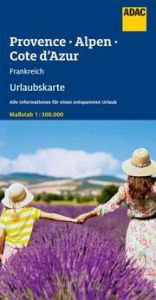 ADAC Urlaubskarte Provence, Französiche Alpen, Cote d'Azur 1:300.000  9783826406157