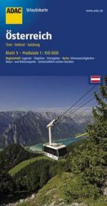ADAC UrlaubsKarte Österreich Blatt 5 Tirol, Osttirol, Salzburg 1:150 000 MAIRDUMONT GmbH & Co KG 9783826416415