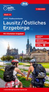 ADFC-Radtourenkarte 14 Lausitz/Östliches Erzgebirge 1:150.000, reiß- und wetterfest, E-Bike geeignet, GPS-Tracks Download, mit Bett+Bike Symbolen, mit Kilometer-Angaben Allgemeiner Deutscher Fahrrad-Club e V (ADFC)/BVA BikeMedia GmbH 9783969901342