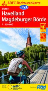 ADFC-Radtourenkarte 8 Havelland, Magdeburger Börde 1:150.000, reiß- und wetterfest, GPS-Tracks Download Allgemeiner Deutscher Fahrrad-Club e V (ADFC)/BVA BikeMedia GmbH 9783969900031