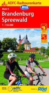 ADFC-Radtourenkarte 9 Brandenburg Spreewald 1:150.000, reiß- und wetterfest, GPS-Tracks Download Allgemeiner Deutscher Fahrrad-Club e V (ADFC)/BVA BikeMedia GmbH 9783969900420