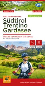 ADFC-Radtourenkarte IT-STG Südtirol, Trentino, Gardasee 1:150.000, reiß- und wetterfest, E-Bike geeignet, GPS-Tracks Download, mit Bett+Bike Symbolen, mit Kilometer-Angaben Allgemeiner Deutscher Fahrrad-Club e V (ADFC)/BVA BikeMedia GmbH 9783969901571