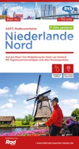 ADFC-Radtourenkarte NL 1 Niederlande Nord, 1:150.000, E-Bike geeignet, reiß- und wetterfest, mit Knotenpunkten, GPS-Tracks-Download Allgemeiner Deutscher Fahrrad-Club e V (ADFC)/BVA BikeMedia GmbH 9783969901625