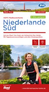 ADFC-Radtourenkarte NL 2 Niederlande Süd 1:150.000, reiß- und wetterfest, E-Bike geeignet, GPS-Tracks Download, mit Knotenpunkten, mit Bett+Bike Symbolen, mit Kilometer-Angaben Allgemeiner Deutscher Fahrrad-Club e V (ADFC)/BVA BikeMedia GmbH 9783969901632