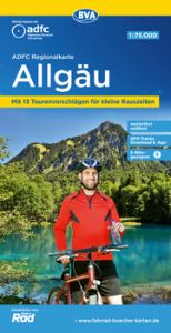 ADFC-Regionalkarte Allgäu 1:75.000, mit Tagestourenvorschlägen, reiß- und wetterfest, E-Bike-geeignet, GPS-Tracks-Download Allgemeiner Deutscher Fahrrad-Club e V (ADFC)/BVA BikeMedia GmbH 9783969901717