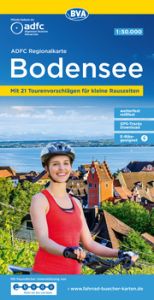 ADFC-Regionalkarte Bodensee, 1:50.000, reiß- und wetterfest, mit kostenlosem GPS-Download der Touren via BVA-website oder Karten-App Allgemeiner Deutscher Fahrrad-Club e V (ADFC)/BVA BikeMedia GmbH 9783969901694