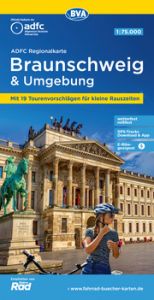 ADFC-Regionalkarte Braunschweig und Umgebung, 1:75.000, mit Tagestourenvorschlägen, reiß- und wetterfest, E-Bike-geeignet, GPS-Tracks-Download Allgemeiner Deutscher Fahrrad-Club e V (ADFC)/BVA BikeMedia GmbH 9783969901243