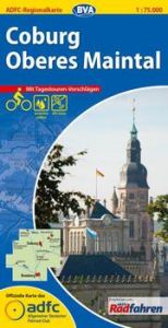 ADFC-Regionalkarte Coburg/Oberes Maintal, 1:75.000, mit Tagestourenvorschlägen, reiß- und wetterfest, E-Bike-geeignet, GPS-Tracks Download Allgemeiner Deutscher Fahrrad-Club e V (ADFC)/BVA Bielefelder Verlag G 9783870735692