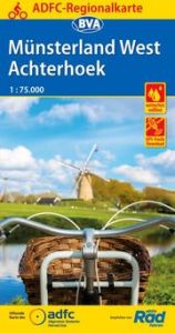 ADFC-Regionalkarte Münsterland West/Flusslandschaft Achterhoek, 1:75.000, mit Tagestourenvorschlägen, reiß- und wetterfest, GPS-Tracks Download Allgemeiner Deutscher Fahrrad-Club e V (ADFC)/BVA Bielefelder Verlag G 9783870738488