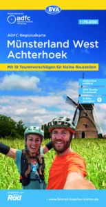 ADFC-Regionalkarte Münsterland West/Flusslandschaft Achterhoek, 1:75.000, mit Tagestourenvorschlägen, reiß- und wetterfest, E-Bike-geeignet, GPS-Tracks-Download Allgemeiner Deutscher Fahrrad-Club e V (ADFC)/BVA BikeMedia GmbH 9783969901700