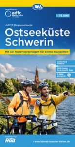 ADFC-Regionalkarte Ostseeküste Schwerin, 1:75.000, mit Tagestourenvorschlägen, reiß- und wetterfest, E-Bike-geeignet, GPS-Tracks-Download Allgemeiner Deutscher Fahrrad-Club e V (ADFC)/BVA BikeMedia GmbH 9783969901465