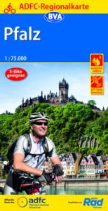 ADFC-Regionalkarte Pfalz, 1:75.000, mit Tagestourenvorschlägen, reiß- und wetterfest, E-Bike-geeignet, GPS-Tracks Download Allgemeiner Deutscher Fahrrad-Club e V (ADFC)/BVA BikeMedia GmbH 9783969900130