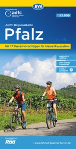 ADFC-Regionalkarte Pfalz, 1:75.000, mit Tagestourenvorschlägen, reiß- und wetterfest, E-Bike-geeignet, GPS-Tracks Download Allgemeiner Deutscher Fahrrad-Club e V (ADFC)/BVA BikeMedia GmbH 9783969902189