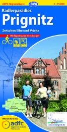 ADFC-Regionalkarte Radlerparadies Prignitz mit Tagestouren-Vorschlägen, 1:75.000, reiß- und wetterfest, GPS-Tracks Download Allgemeiner Deutscher Fahrrad-Club e V (ADFC)/BVA Bielefelder Verlag G 9783870736743