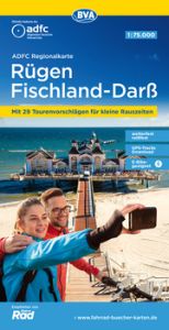 ADFC-Regionalkarte Rügen Fischland-Darß, 1:75.000, mit Tagestourenvorschlägen, reiß- und wetterfest, E-Bike-geeignet, GPS-Tracks-Download Allgemeiner Deutscher Fahrrad-Club e V (ADFC)/BVA BikeMedia GmbH 9783969901199