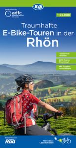 ADFC-Regionalkarte Traumhafte E-Bike-Touren in der Rhön, 1:75.000, mit Tagestourenvorschlägen, reiß- und wetterfest, GPS-Tracks-Download Allgemeiner Deutscher Fahrrad-Club e V (ADFC)/BVA BikeMedia GmbH 9783969900727