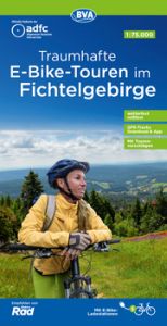 ADFC-Regionalkarte Traumhafte E-Bike-Touren im Fichtelgebirge, 1:75.000, mit Tagestourenvorschlägen, reiß- und wetterfest, GPS-Tracks Download Allgemeiner Deutscher Fahrrad-Club e V (ADFC)/BVA BikeMedia GmbH 9783969901380