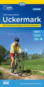 ADFC-Regionalkarte Uckermark, 1:75.000, mit Tagestourenvorschlägen, reiß- und wetterfest, E-Bike-geeignet, GPS-Tracks-Download BVA BikeMedia GmbH/Allgemeiner Deutscher Fahrrad-Club e V (ADFC) 9783969901687