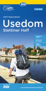 ADFC-Regionalkarte Usedom Stettiner Haff, 1:75.000, mit Tagestourenvorschlägen, reiß- und wetterfest, E-Bike-geeignet, GPS-Tracks Download Allgemeiner Deutscher Fahrrad-Club e V (ADFC)/BVA BikeMedia GmbH 9783969900734